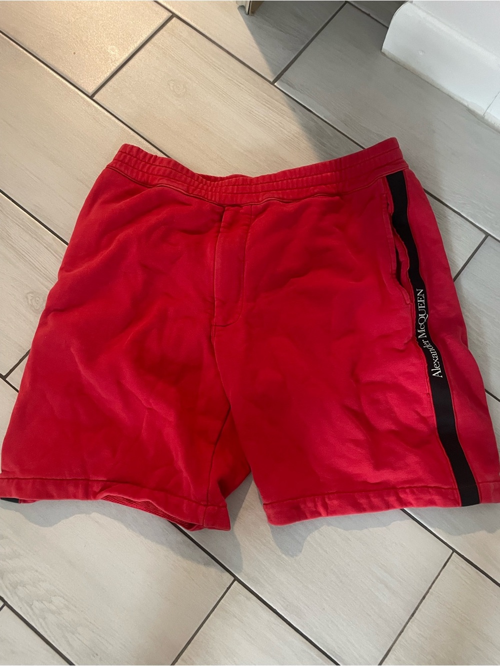 Alexander McQUEEN terry men shorts